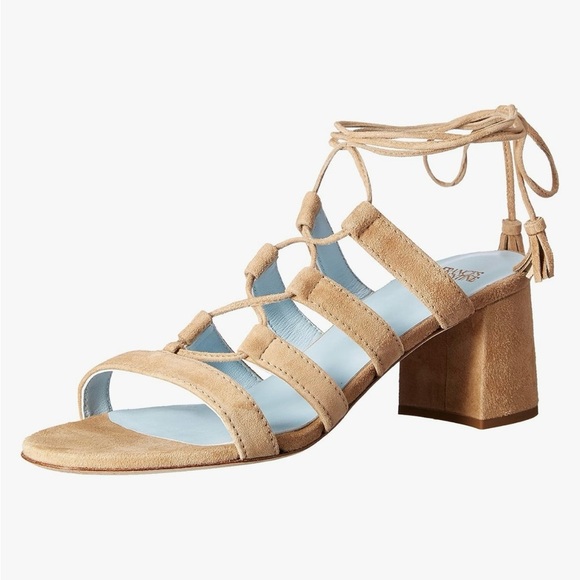 Frances Valentine | Jade Ankle Gladiator Heels - Picture 1 of 10